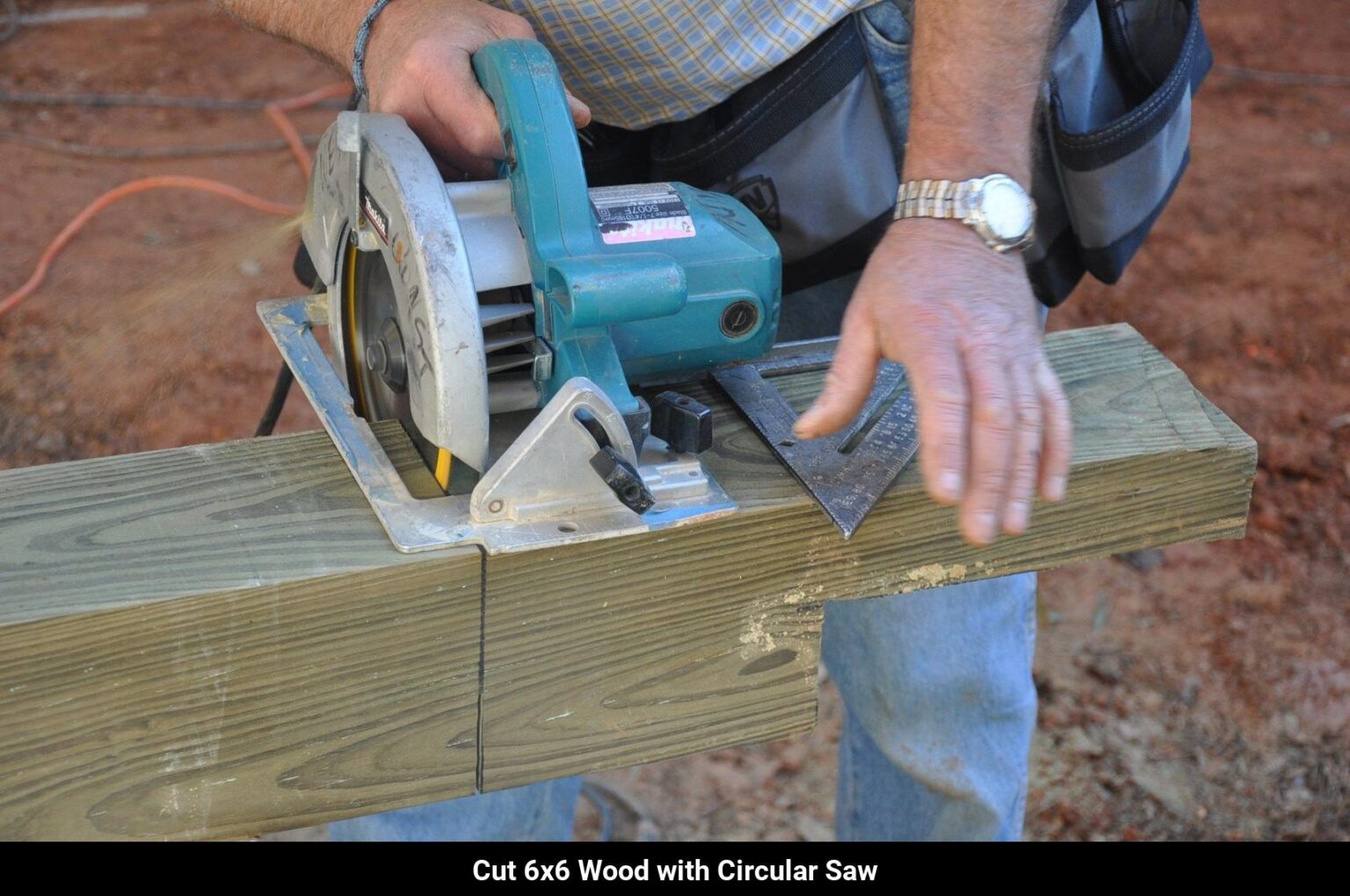 Cutting 6x6 Wood with a Circular Saw Toolz Geek