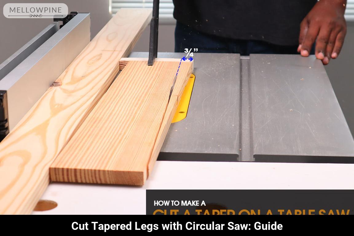 Cutting Tapered Legs with a Circular Saw StepbyStep Guide Toolz Geek