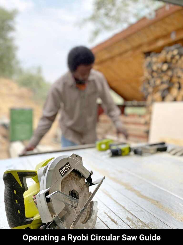 Operating a ryobi circular saw a step by step guide toolz geek