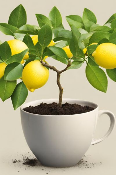 Plant Lemon in a Cup