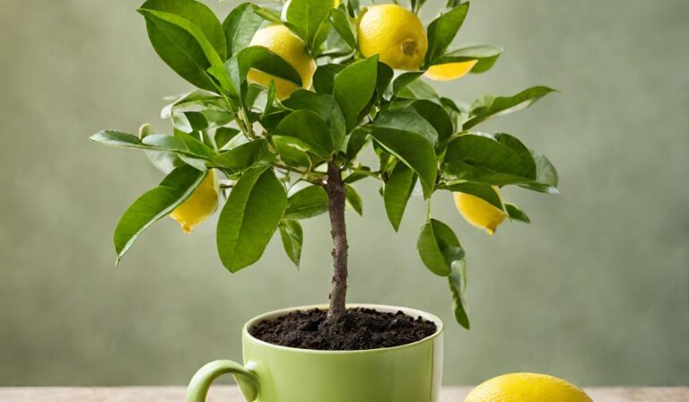 Plant Lemon in a Cup