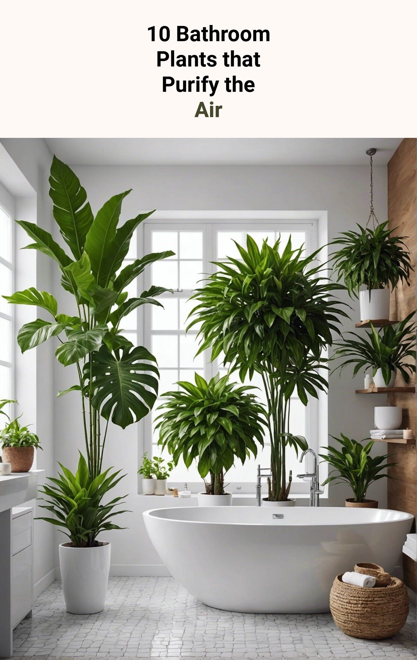 10 Bathroom Plants that Purify the Air