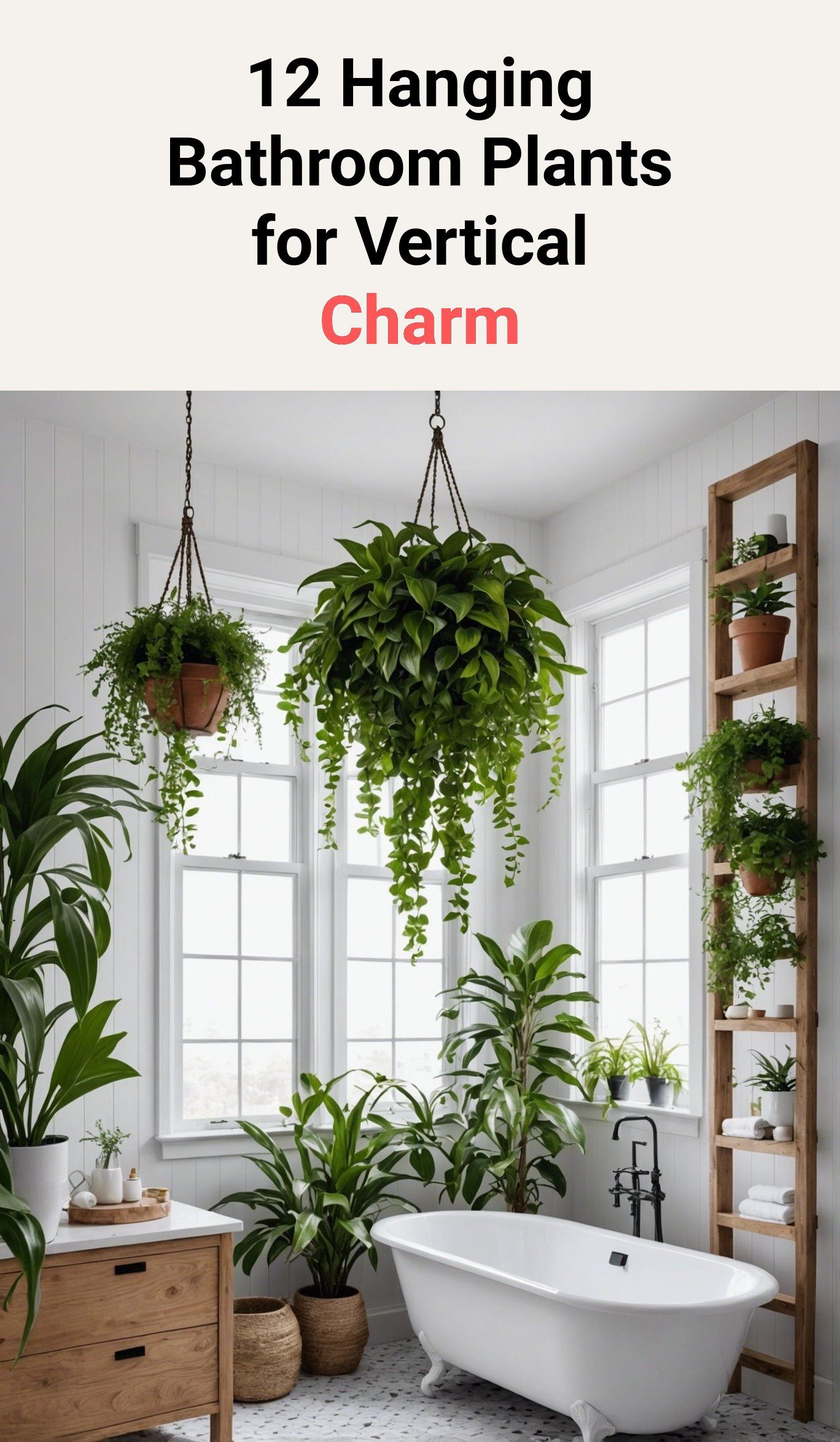 12 Hanging Bathroom Plants for Vertical Charm