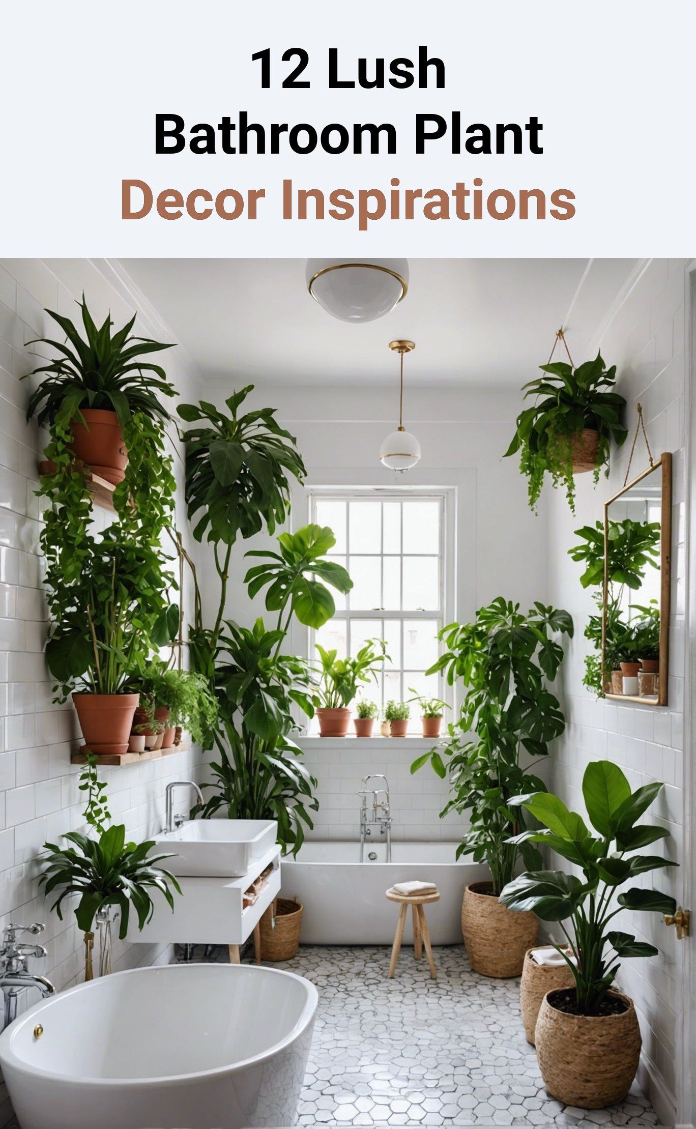 12 Lush Bathroom Plant Decor Inspirations