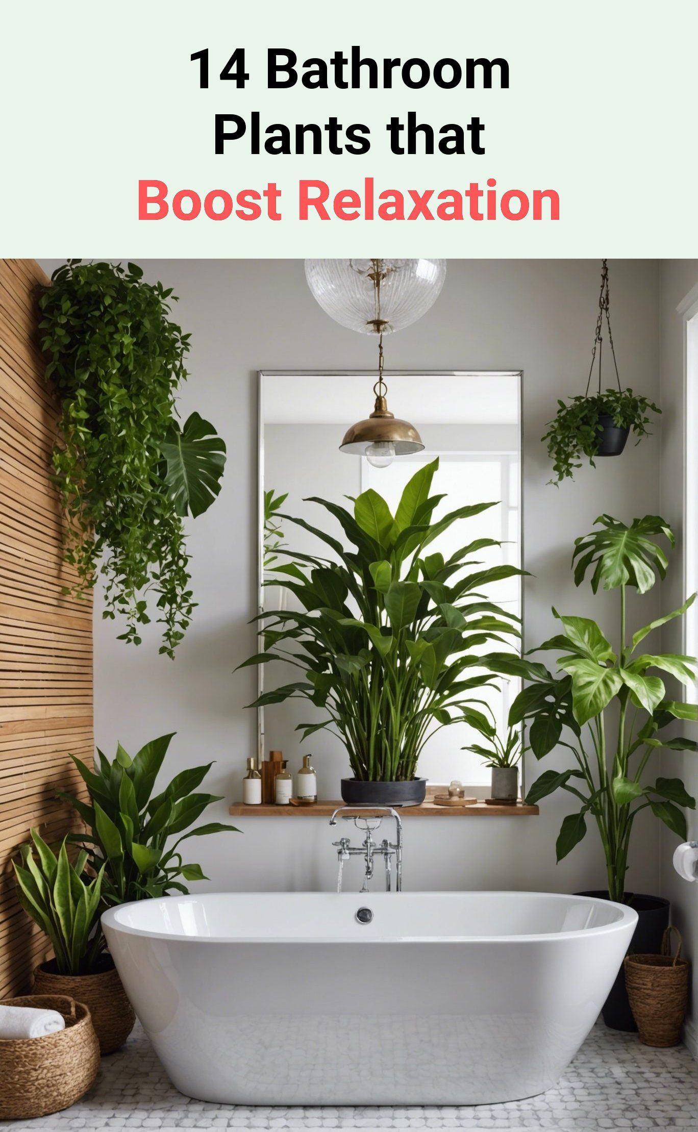 14 Bathroom Plants that Boost Relaxation