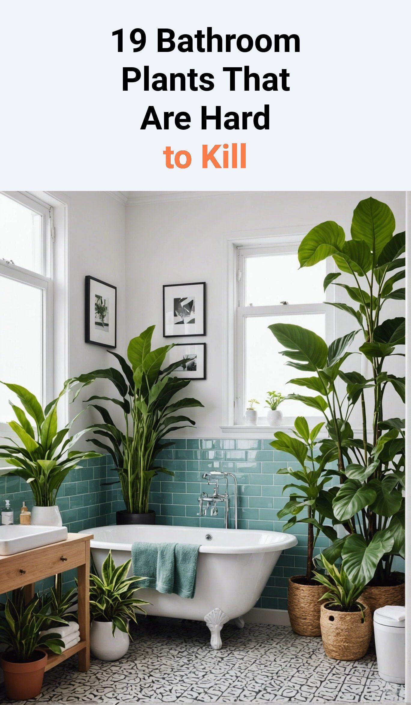 19 Bathroom Plants That Are Hard to Kill