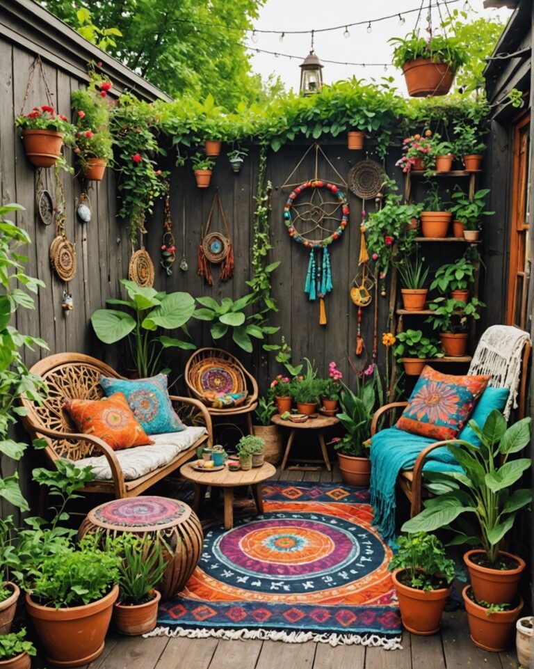 25 Stunning Hippie Garden Ideas For Bohemian Vibes