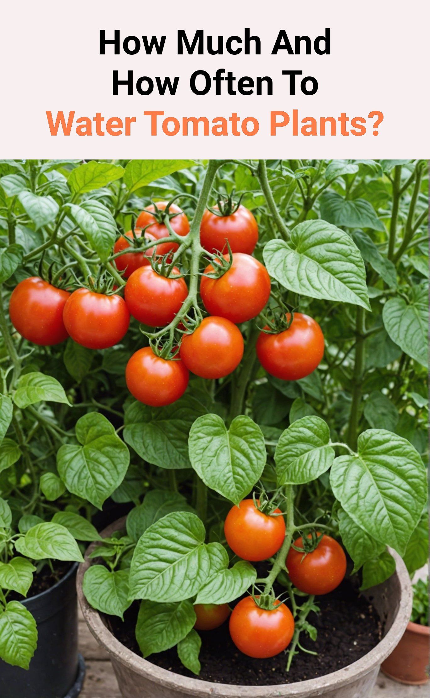 How Much And How Often To Water Tomato Plants?