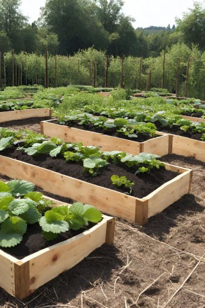 Raised Strawberry Beds