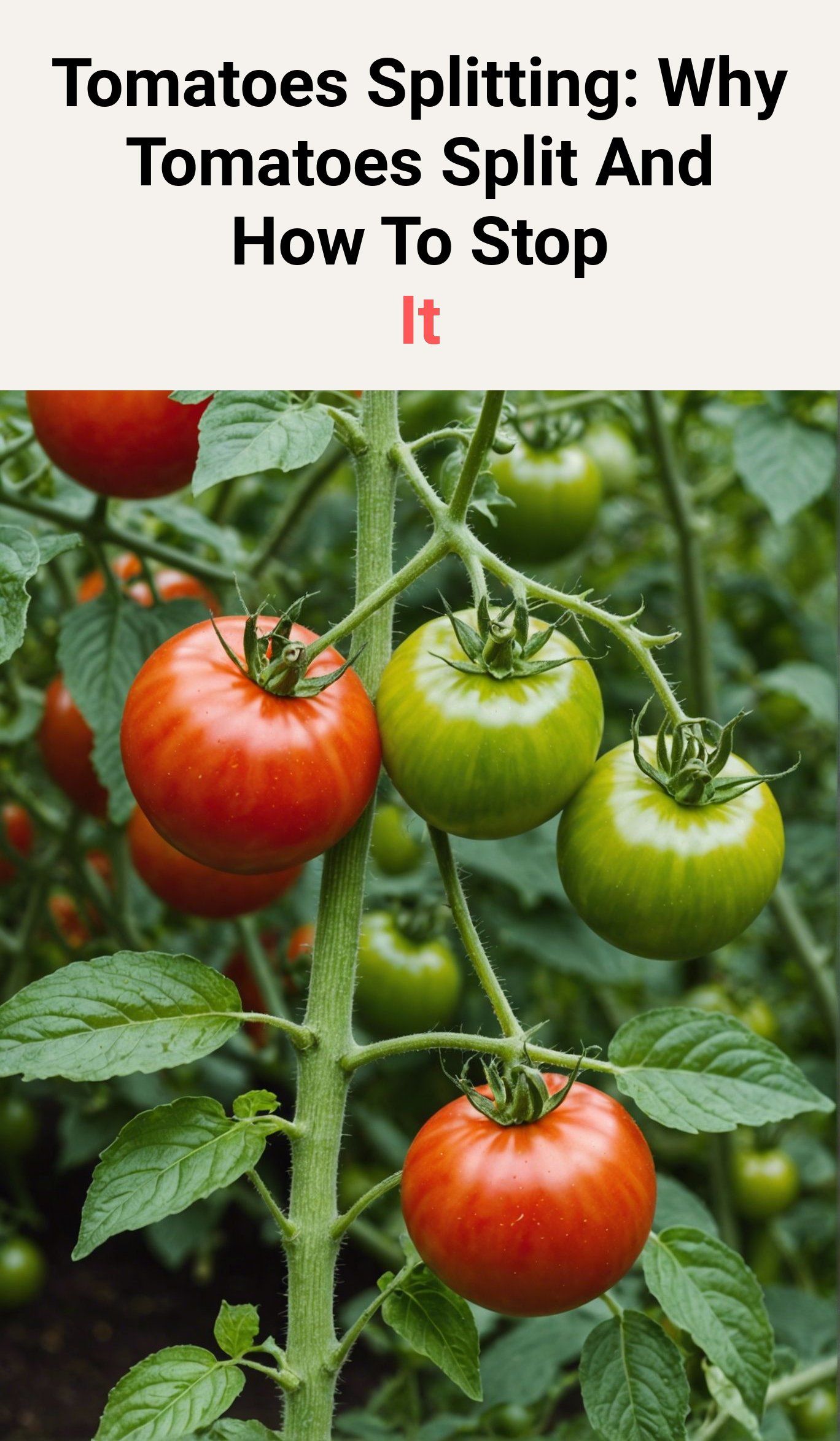 Tomatoes Splitting: Why Tomatoes Split And How To Stop It