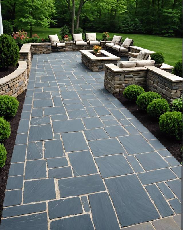 Bluestone Patio with Natural Stone Elegance