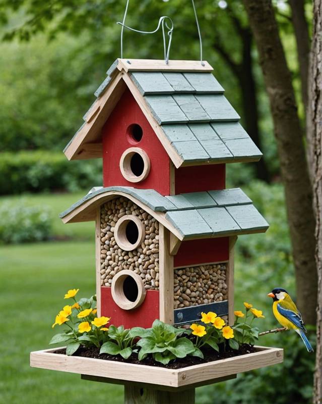 Build a birdhouse or feeder.