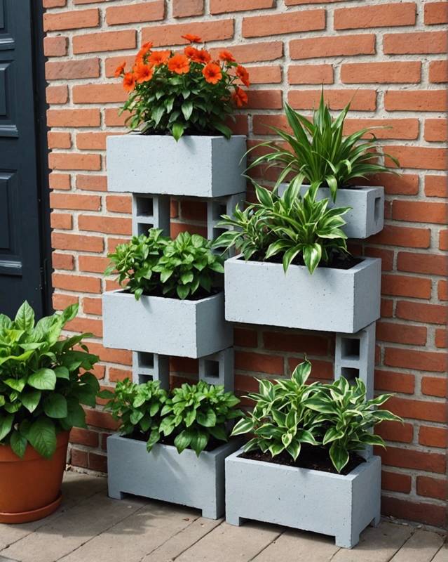 Cinder Block Planters