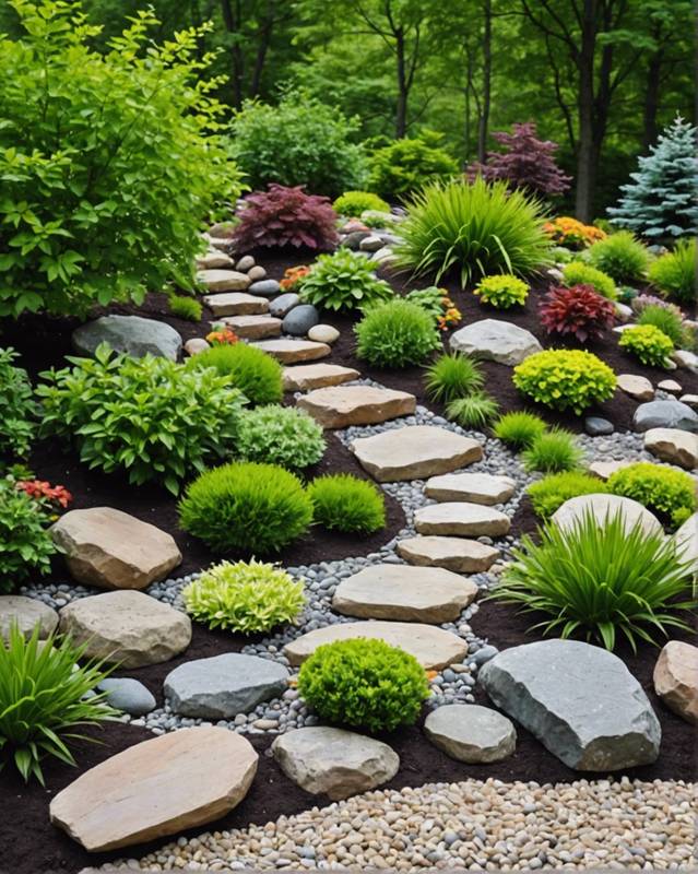 Create a rock garden.