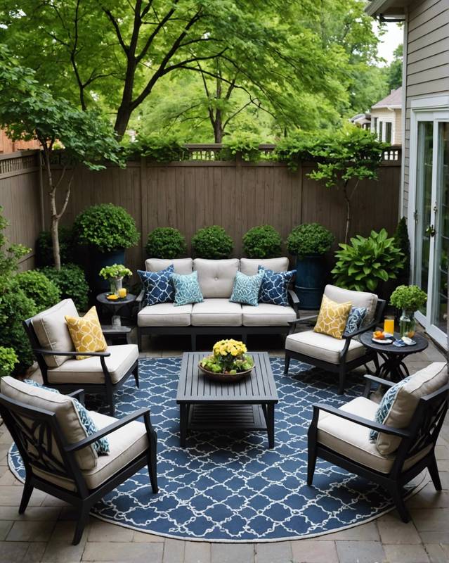 Lounge Patio with Sofa and Armchairs