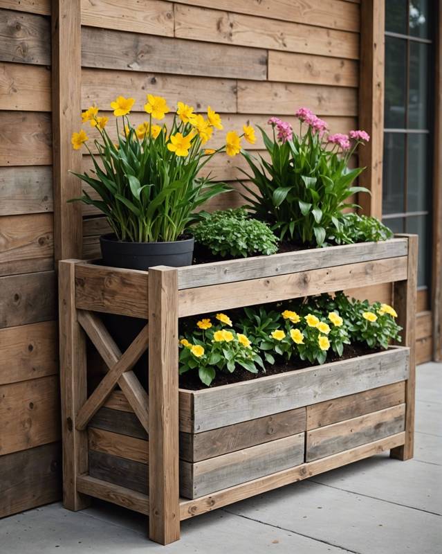 Reclaimed Wood Planter