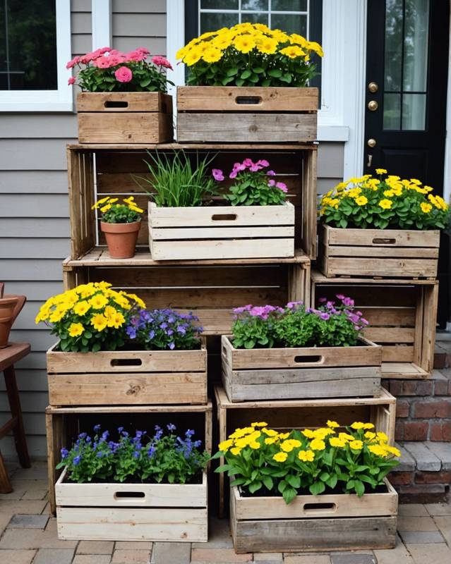 Repurposed Wooden Crates