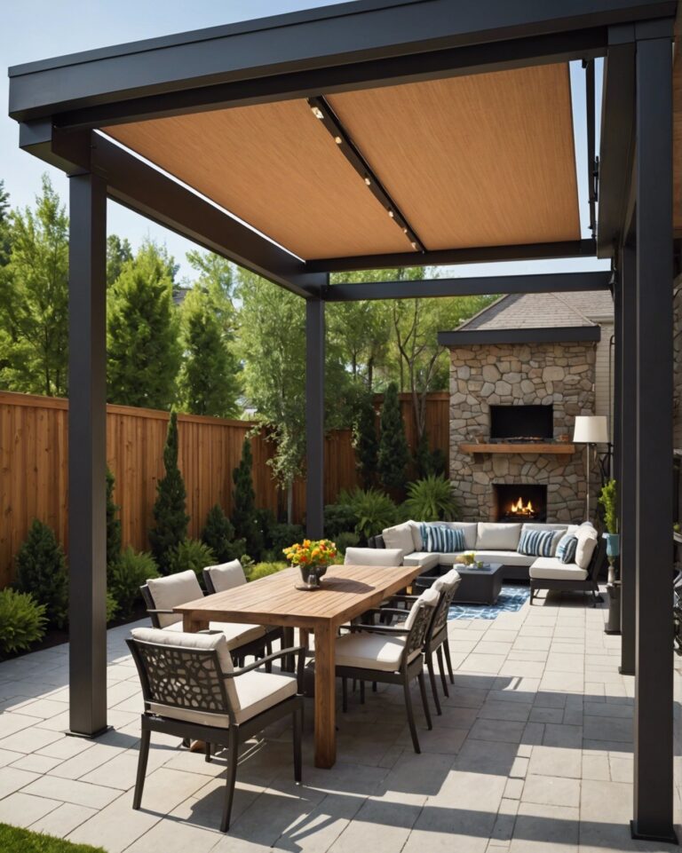 15 Retractable Shade Ideas for Outdoor Spaces