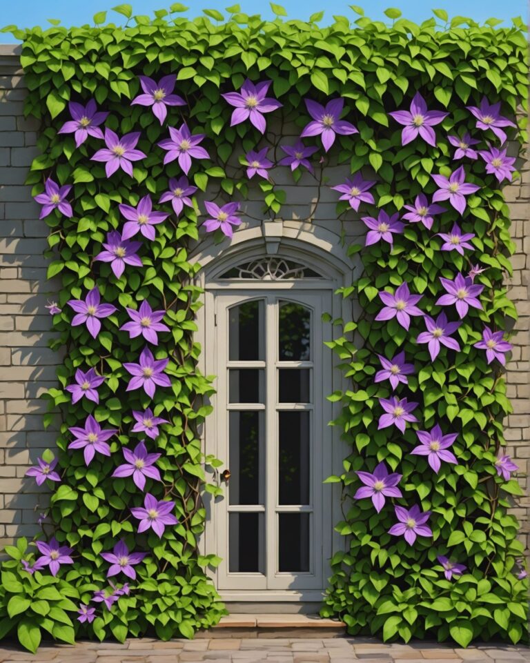 20 Clematis Trellis Ideas for Climbing Vines