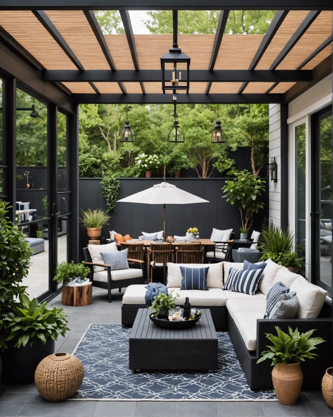 20 Covered Outdoor Patio Ideas For Alfresco Living - Toolz Geek