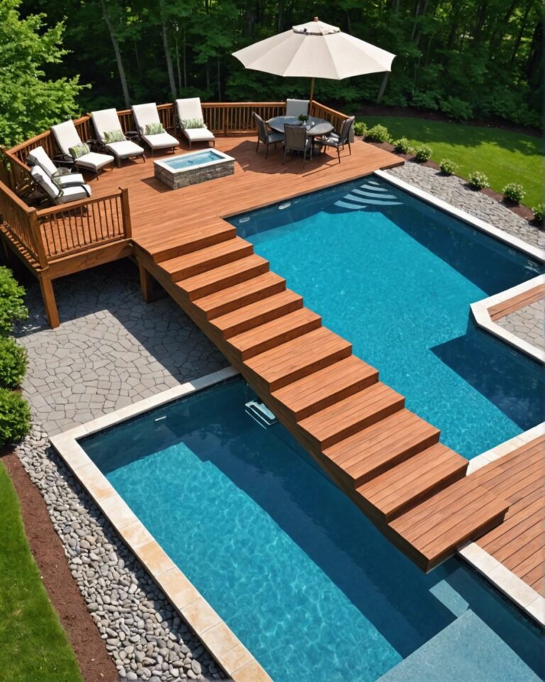 20 Creative Above Ground Pool Deck Ideas