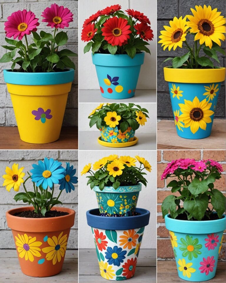 20 DIY Decorative Flower Pot Painting Ideas to Try