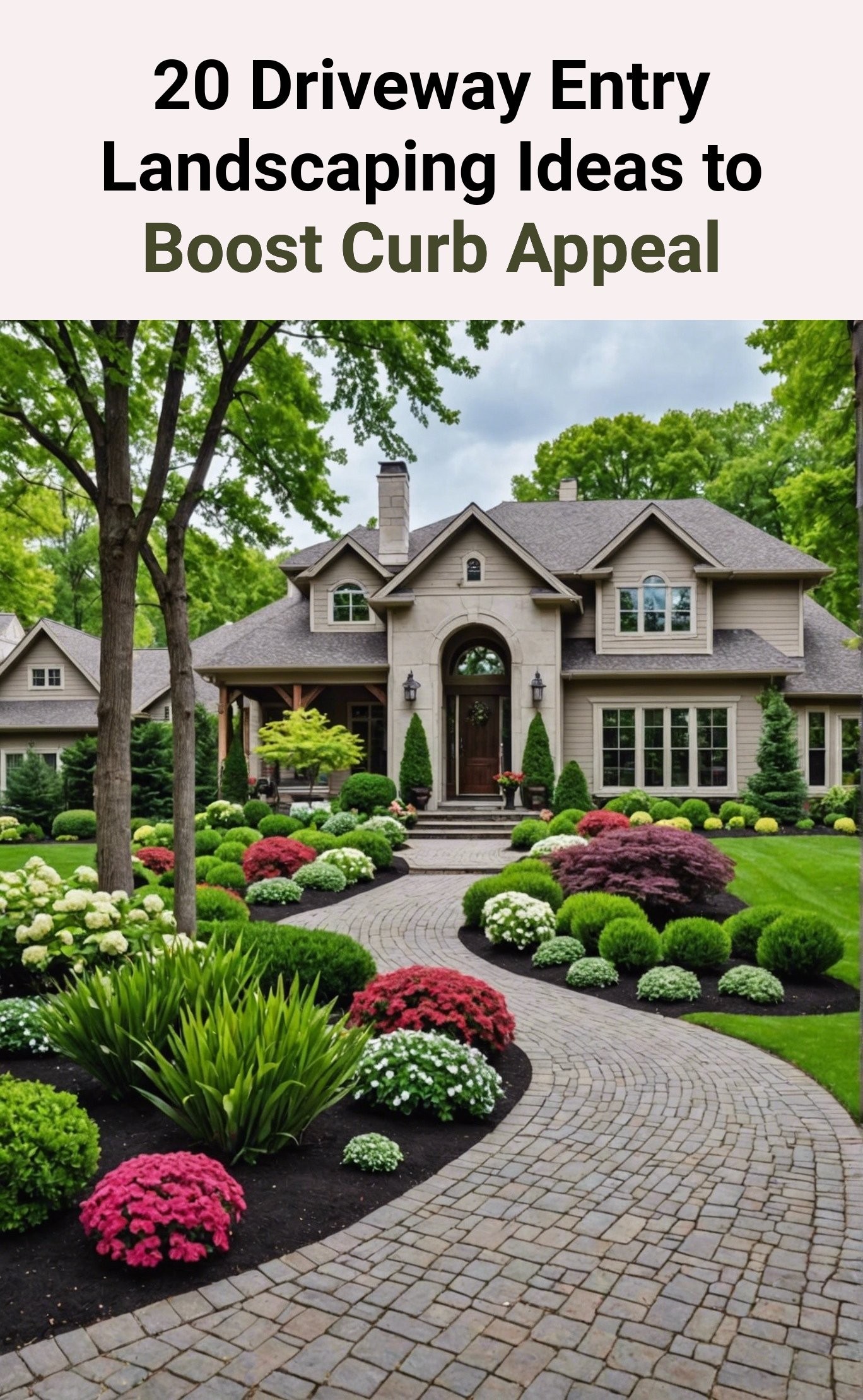 20 Driveway Entry Landscaping Ideas to Boost Curb Appeal