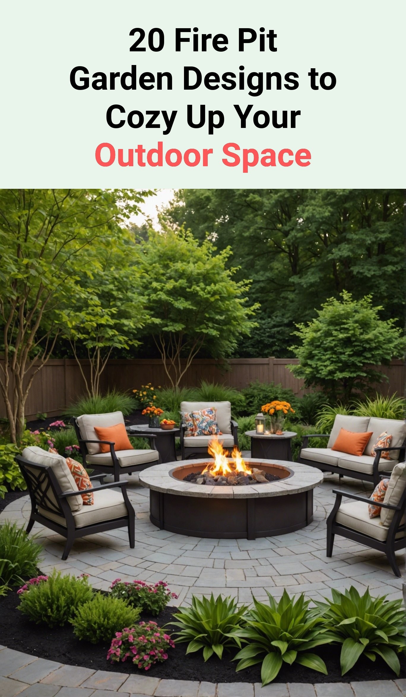 20 Fire Pit Garden Designs to Cozy Up Your Outdoor Space
