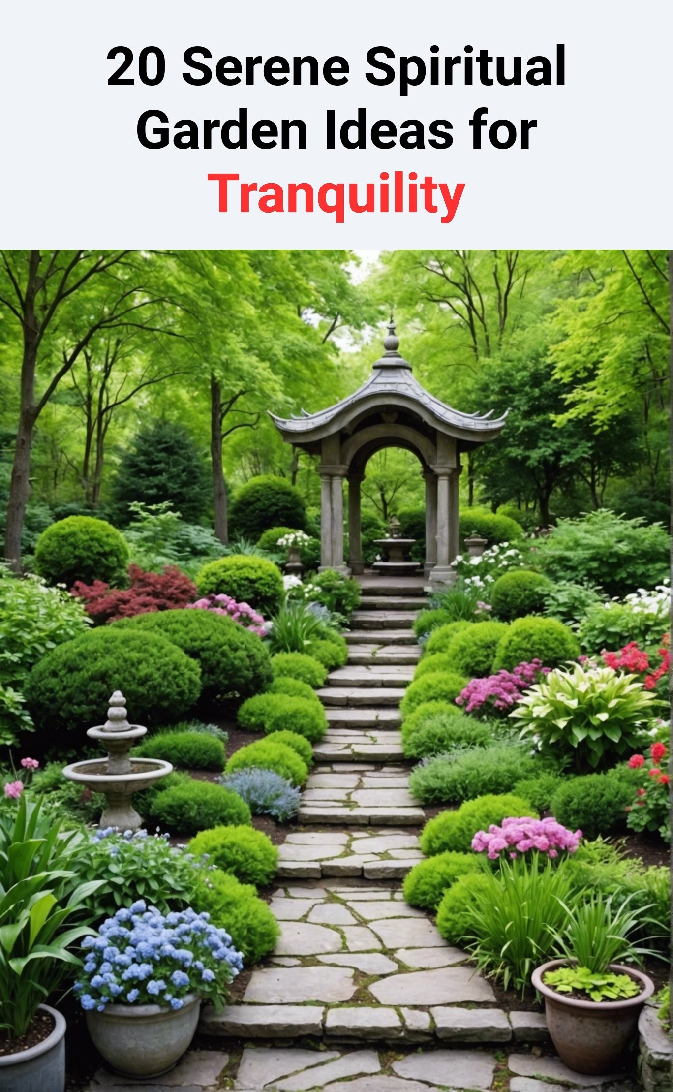 20 Serene Spiritual Garden Ideas for Tranquility