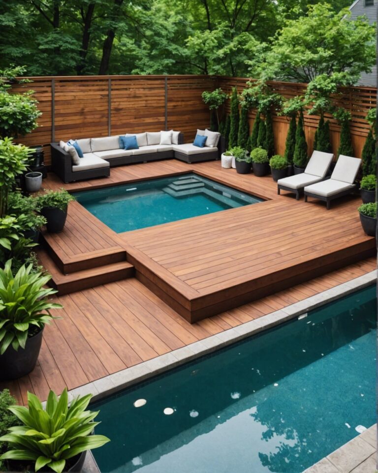 20 Small Pool Deck Ideas for Compact Spaces