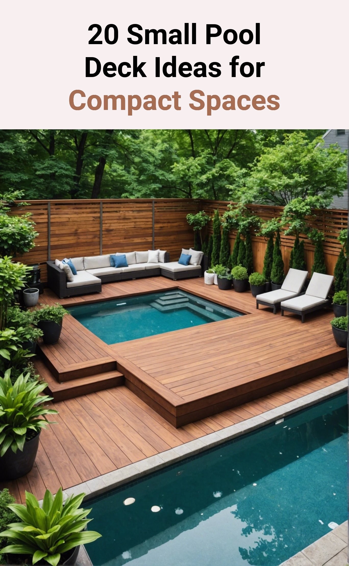 20 Small Pool Deck Ideas for Compact Spaces