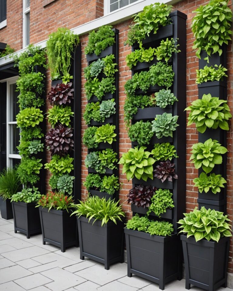 20 Tall Planter Ideas for Vertical Gardens