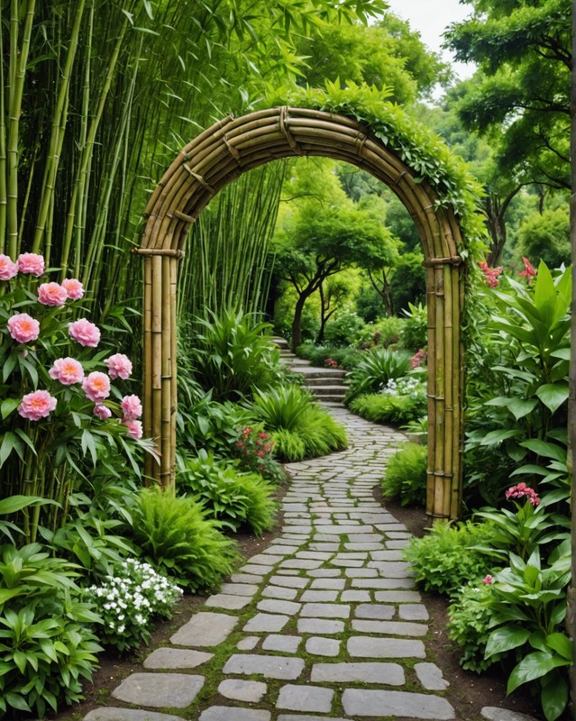 Bamboo arch