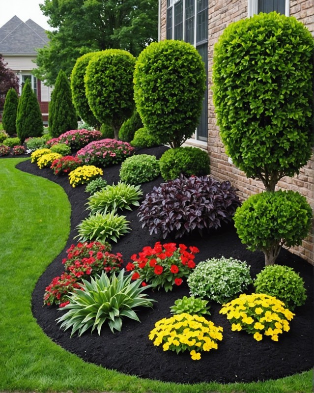 Bordering a Curvy Flower Bed