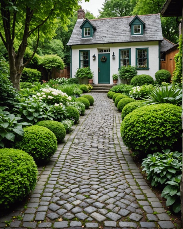 Cobblestone Walkway