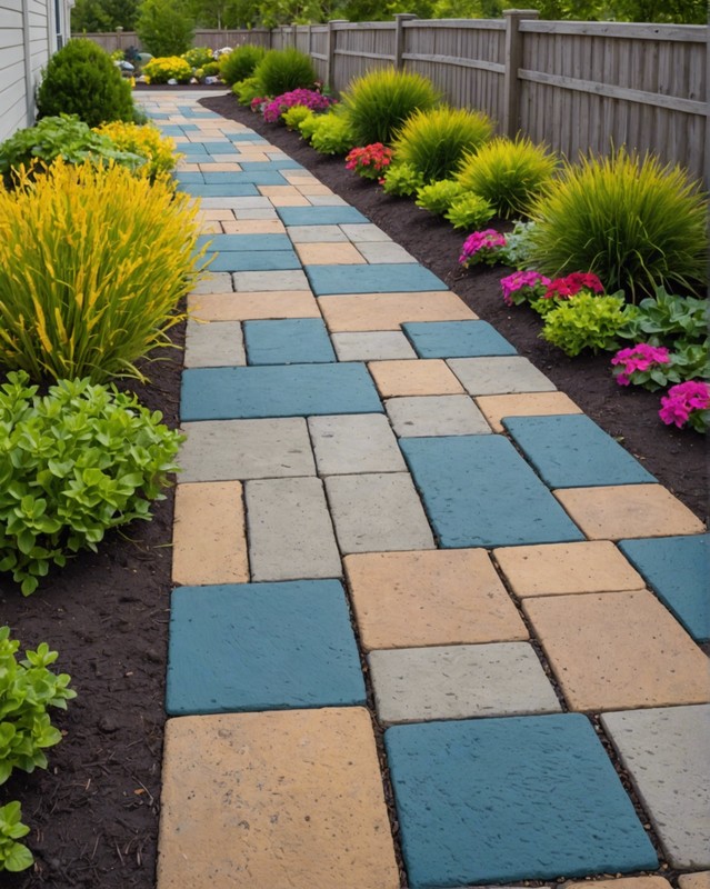 Concrete Paver Pathway