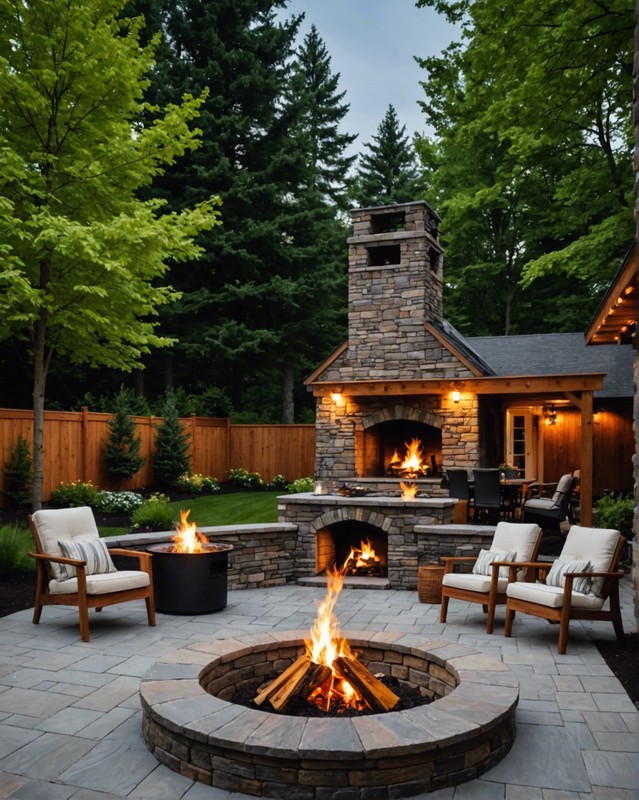 Create a Fire Pit or Outdoor Fireplace