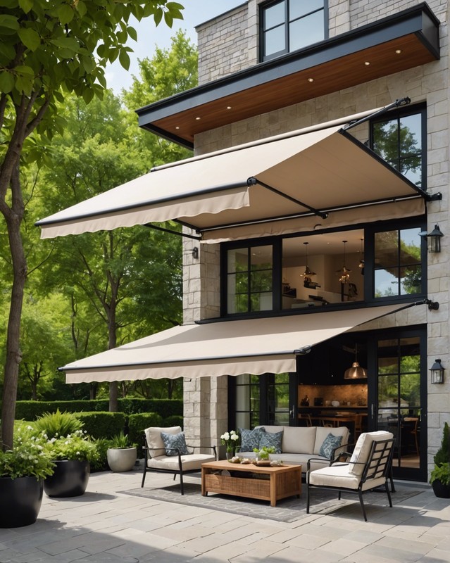 Freestanding Retractable Awning