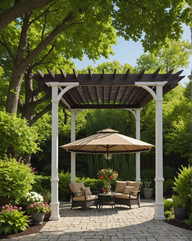 Gazebo with Pergola Roof