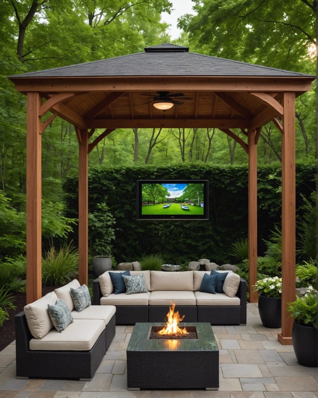 Gazebo with TV and Sound System