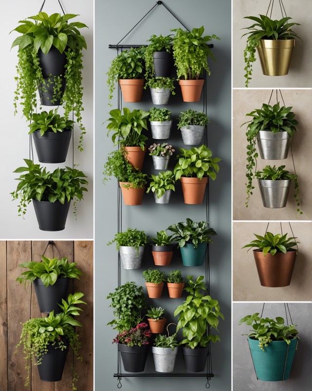 Hanging Vertical Planters