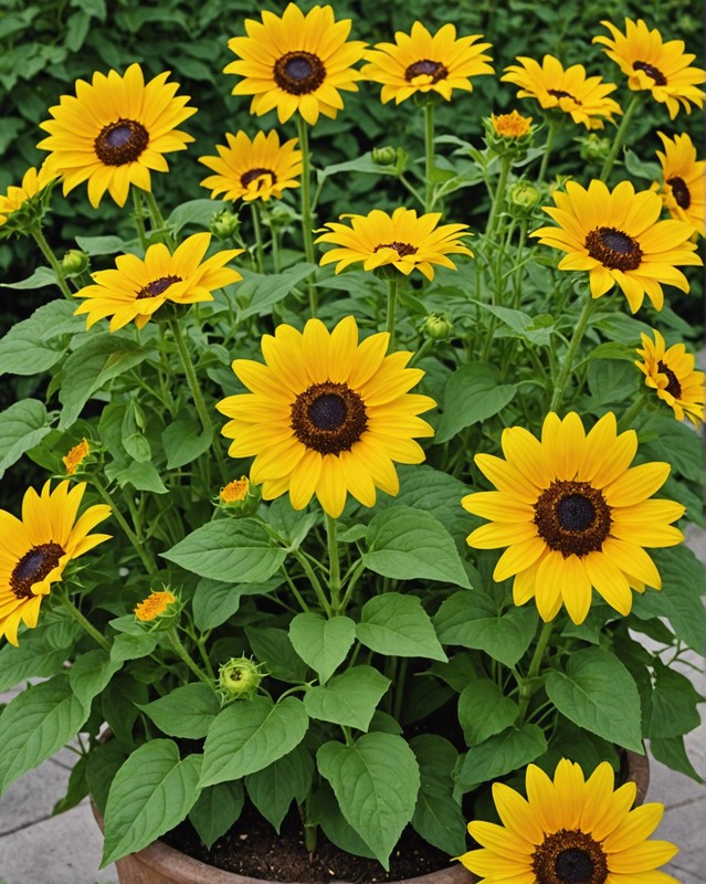 Lemon Drop Delight with Sunflowers, Zinnias, and Cosmos