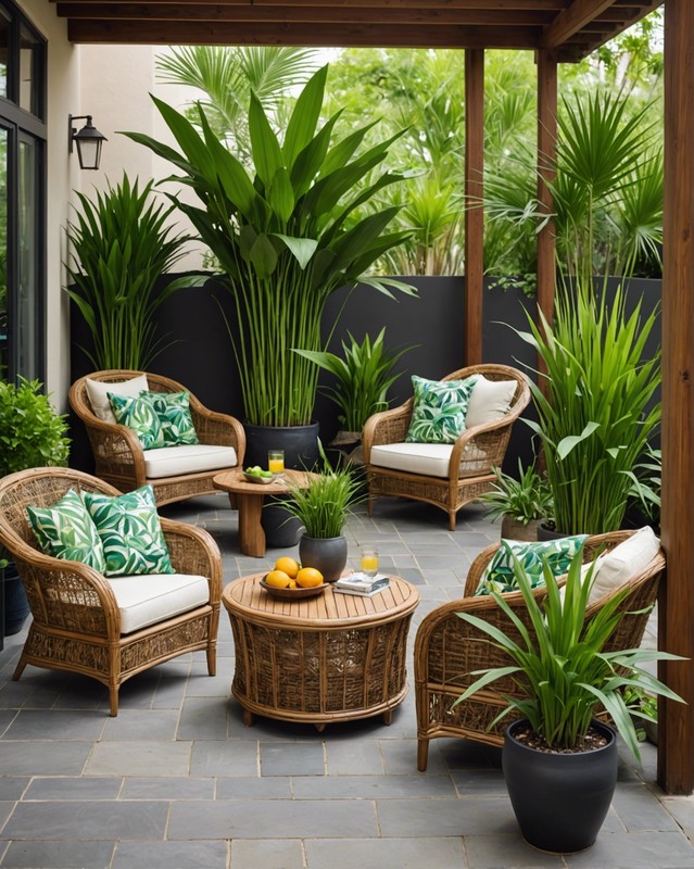 Lemongrass and outdoor furniture