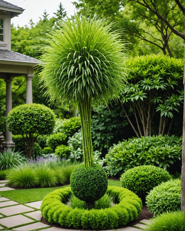 Lemongrass topiary