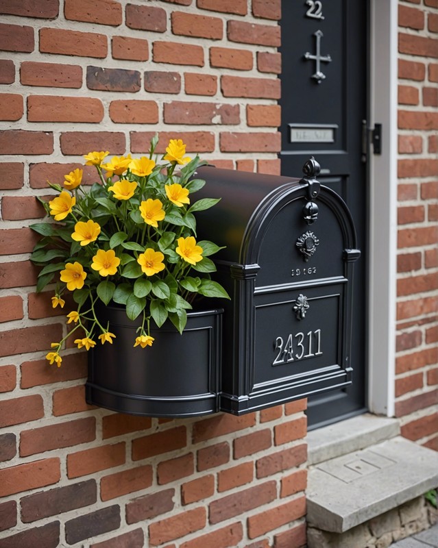 Mailbox with Planter