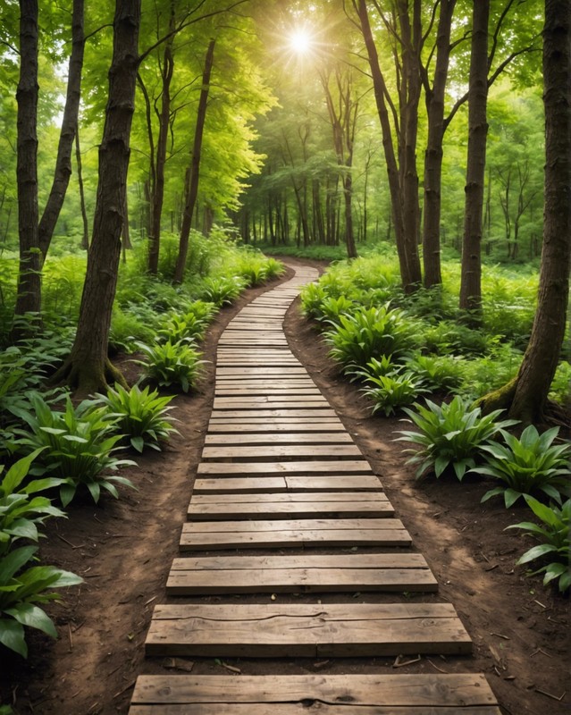 Pallet Wood Pathway