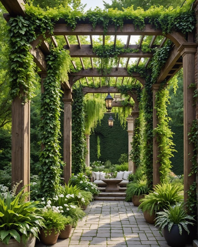 Pergola with Vertical Garden