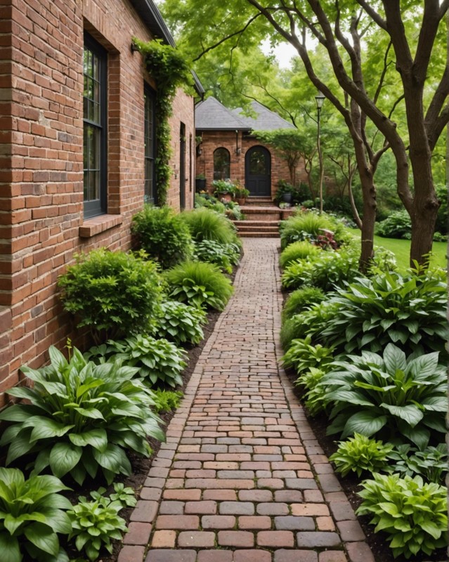 Recycled Brick Walkway