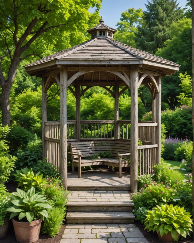 Rustic Wooden Gazebo