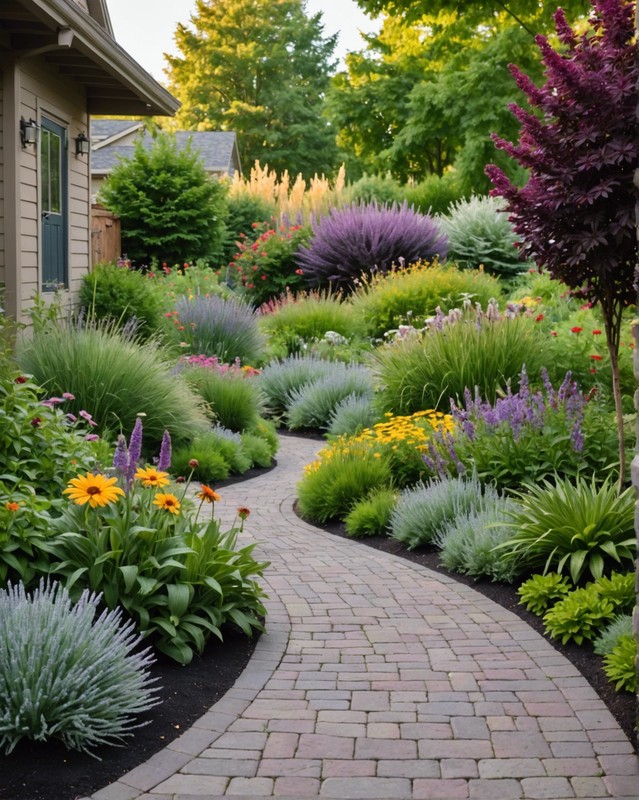 Sensory Garden at Driveway Entrance